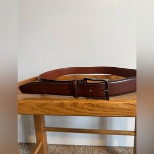 Nordstrom Men's Dark Brown Leather Belt